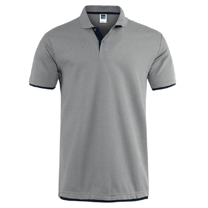 Men'S T-Shirt Summer Classic Cotton Short Sleeve Tee Shirt Men Casual Solid Tshirts Tops Male Business Golf T Shits Camisa Tops