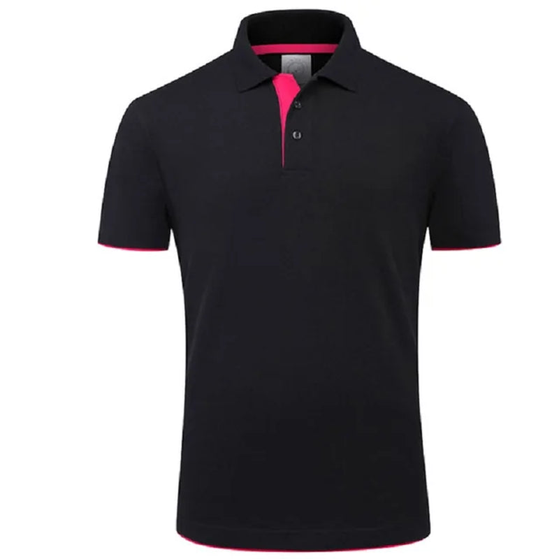Men'S T-Shirt Summer Classic Cotton Short Sleeve Tee Shirt Men Casual Solid Tshirts Tops Male Business Golf T Shits Camisa Tops