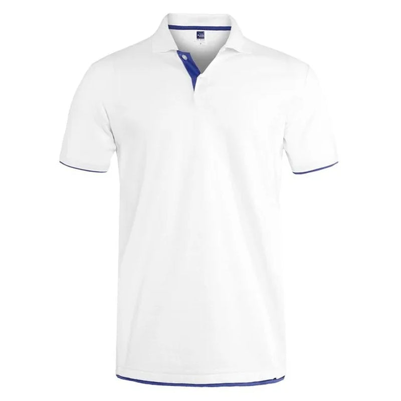 Men'S T-Shirt Summer Classic Cotton Short Sleeve Tee Shirt Men Casual Solid Tshirts Tops Male Business Golf T Shits Camisa Tops