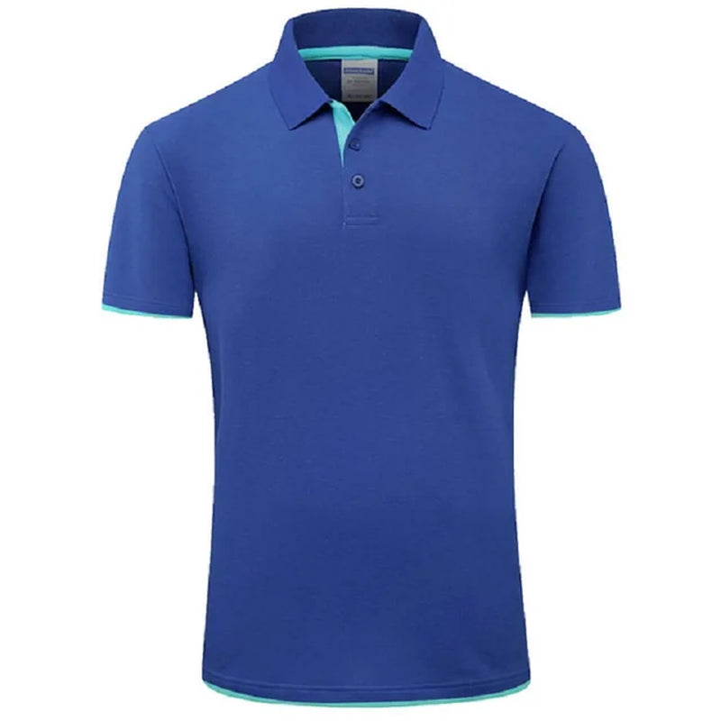 Men'S T-Shirt Summer Classic Cotton Short Sleeve Tee Shirt Men Casual Solid Tshirts Tops Male Business Golf T Shits Camisa Tops