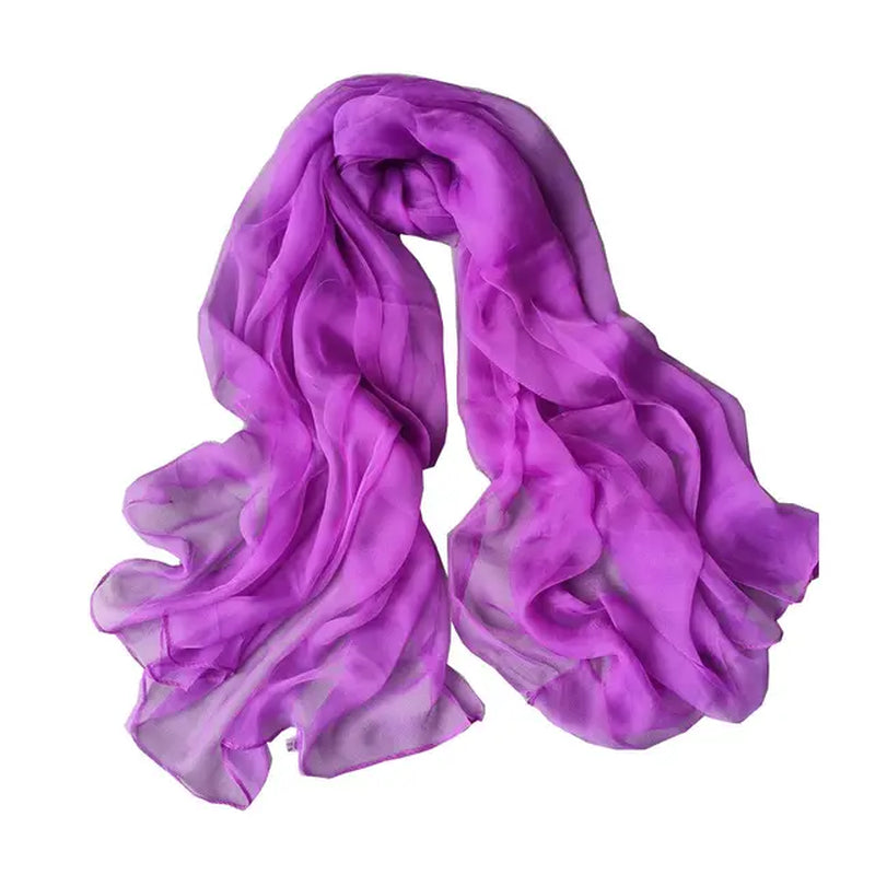 Women 100% Natural Silk Long Silk Scarf Printed Fashion Silk Shawl Female plus Size Silk Scarf 180*105Cm for Winter,Autumn