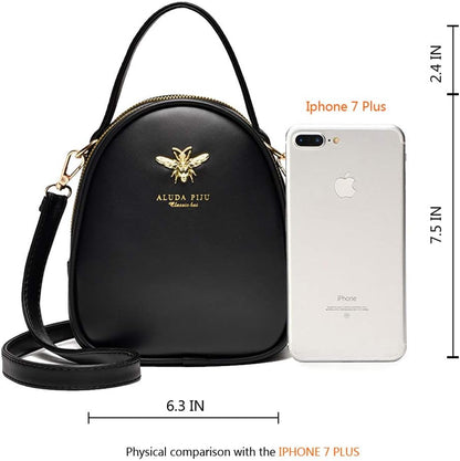 Wangwang Small Crossbody Bags Shoulder Bag for Women Stylish Ladies Messenger Bags Purse and Handbags Wallet 0-Black
