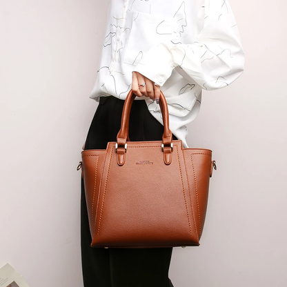 Gramercy Leather Tote - Cosmopolitan Companion for any Gathering