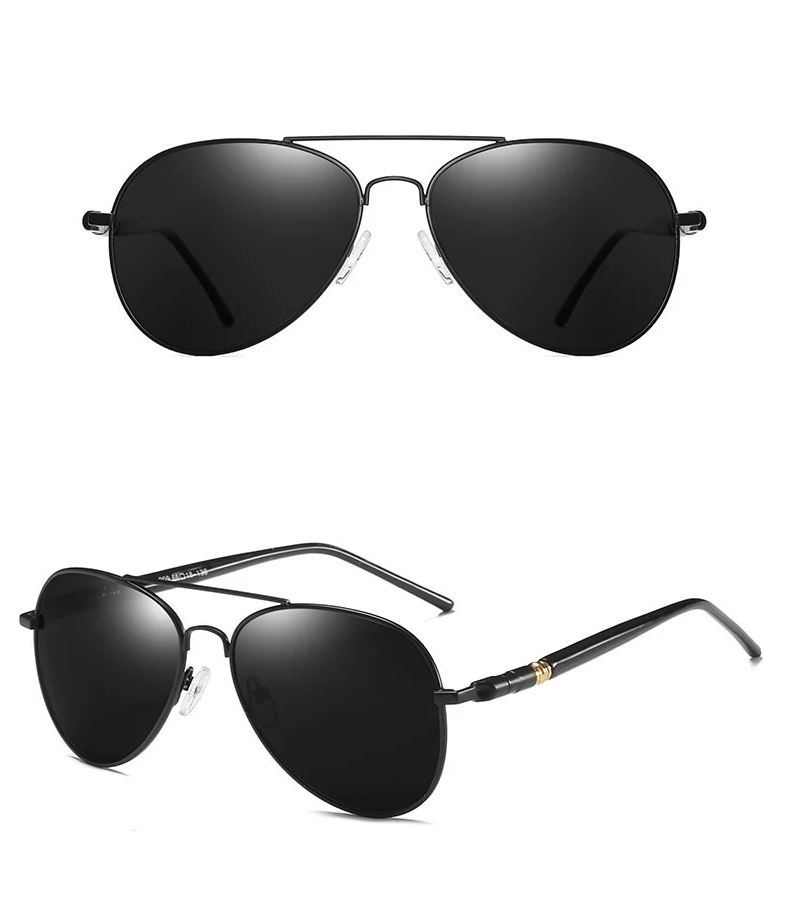 Men's Aviator Polarized Sunglasses - Reach Cruising Altitude In These Sleek Shades