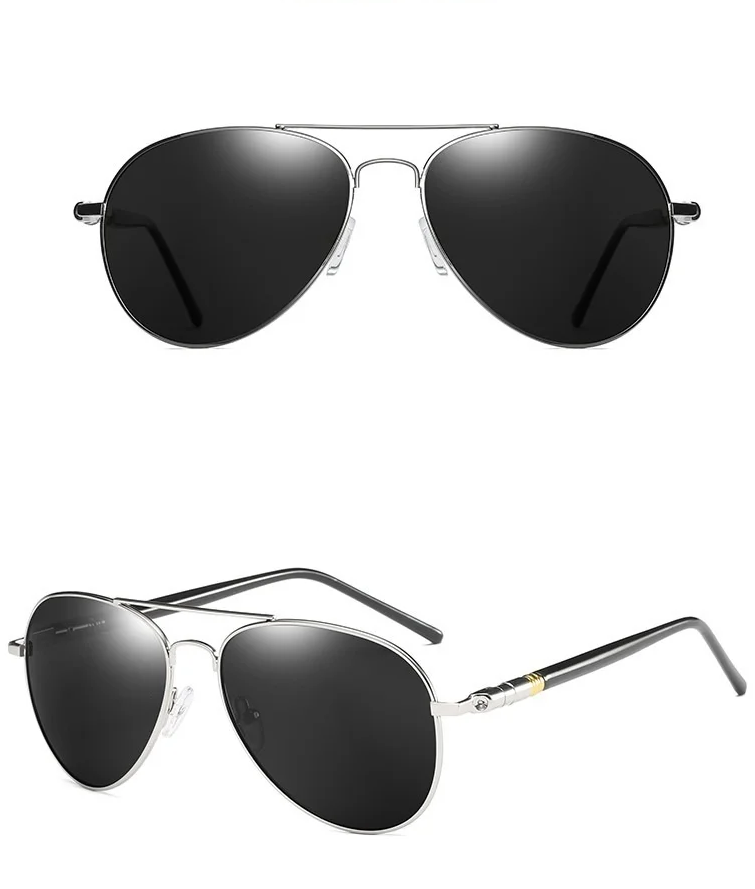 Men's Aviator Polarized Sunglasses - Reach Cruising Altitude In These Sleek Shades