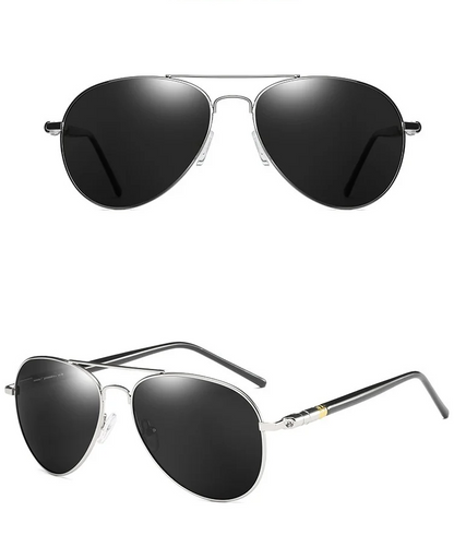 Men's Aviator Polarized Sunglasses - Reach Cruising Altitude In These Sleek Shades