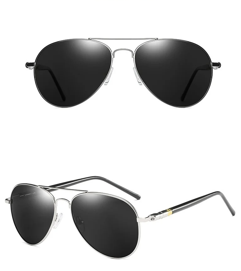 Men's Aviator Polarized Sunglasses - Reach Cruising Altitude In These Sleek Shades