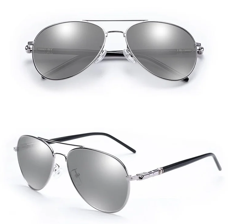 Men's Aviator Polarized Sunglasses - Reach Cruising Altitude In These Sleek Shades