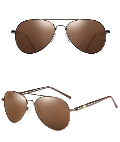 Men's Aviator Polarized Sunglasses - Reach Cruising Altitude In These Sleek Shades