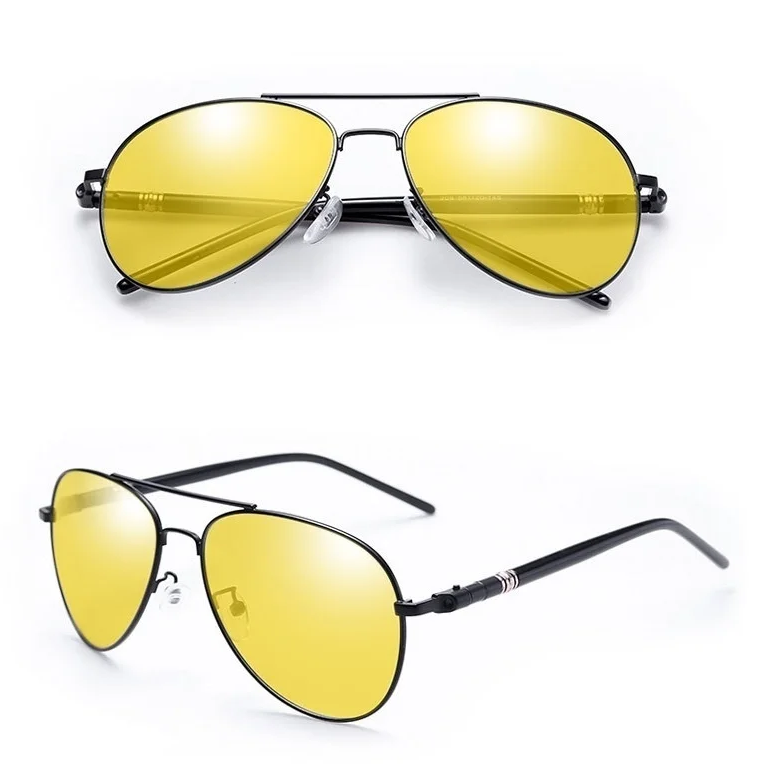 Men's Aviator Polarized Sunglasses - Reach Cruising Altitude In These Sleek Shades